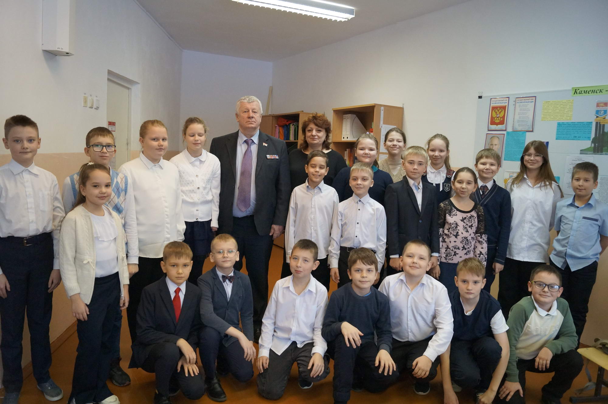 Встреча с учениками 38 школы