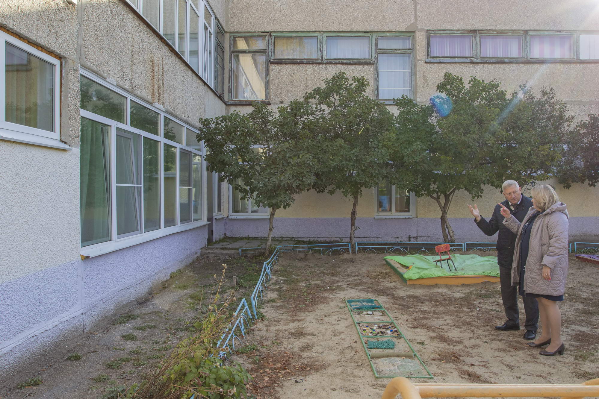 В детском саду 13 произведено остекление двух групп