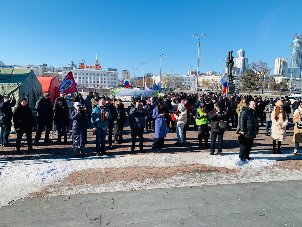 Ветераны боевых действий г. Каменска-Уральского выступили в защиту жителей Донбасса
