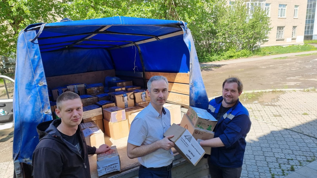 Сбор помощи для жителей Донбасса работниками АО "УПКБ"Деталь"