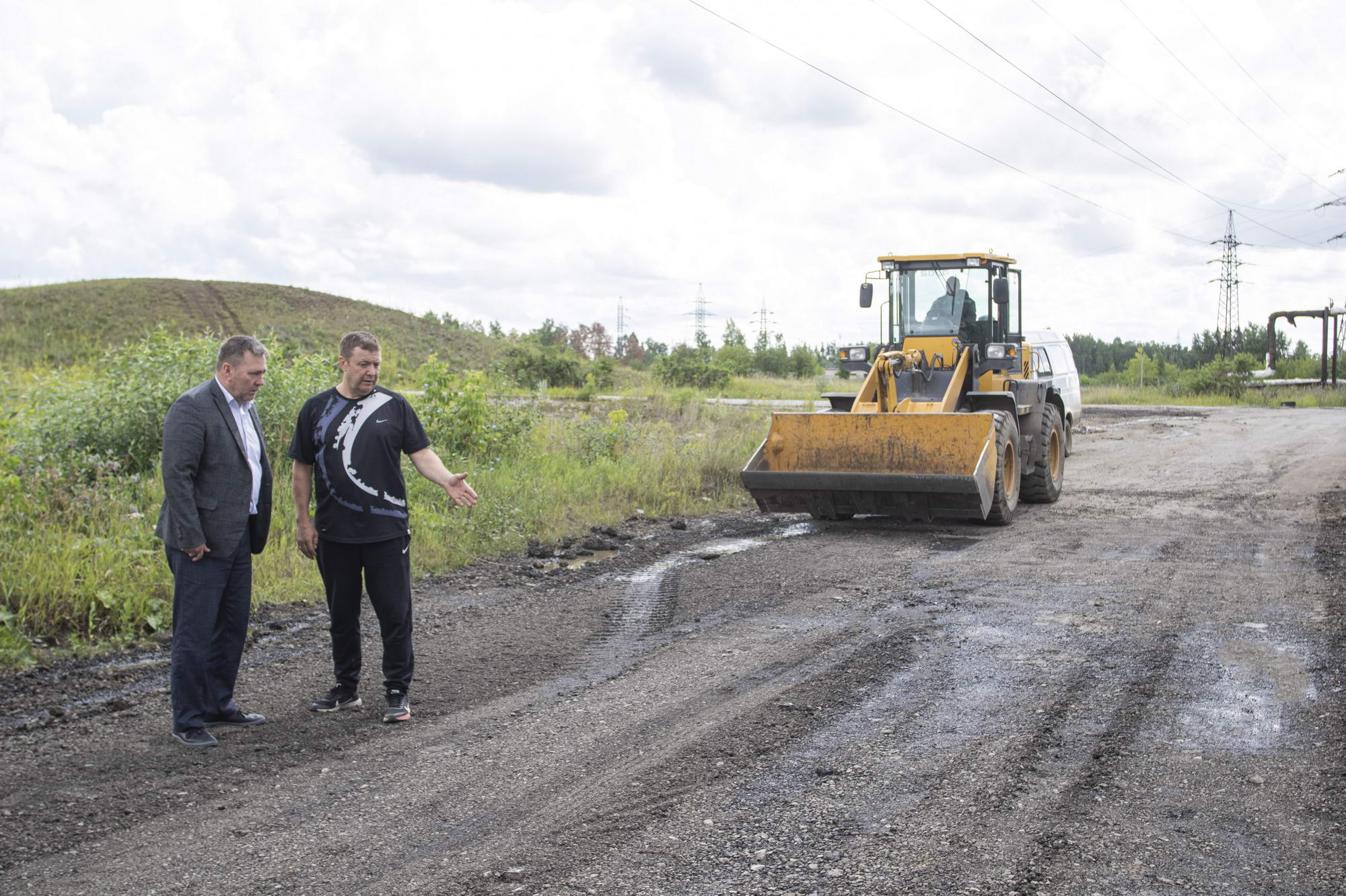 Ямочный ремонт дороги по улице Травянская