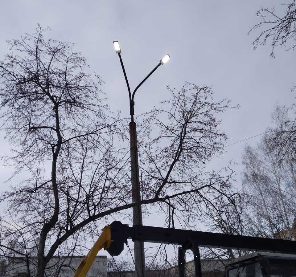 Освещение на территории детского сада №2