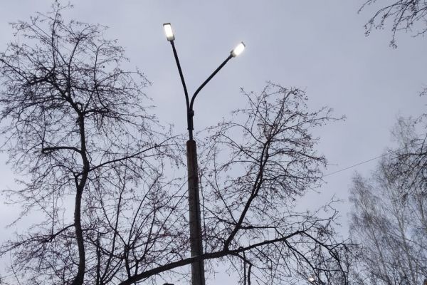 Освещение на территории детского сада №2